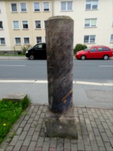 Straßenrundsäule (Meilensäule) Chemnitz-Grüna (3)