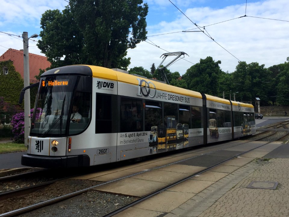 Straßenbahnwagen 2607 Dresden