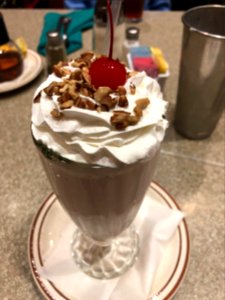 Strawberry Milkshake at Jerry's Nugget Casino in North Las Vegas