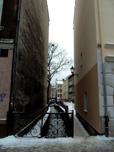 Strzyża w Gdańsku Wrzeszczu (widziana z ulicy Aldony)