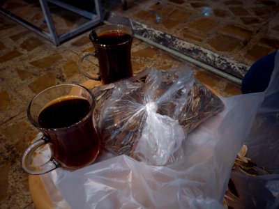 Street food and tea in Bazari Iskan in Erbil 03