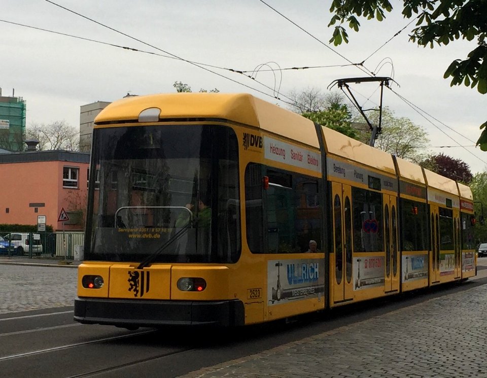 Straßenbahnwagen 2523 Dresden