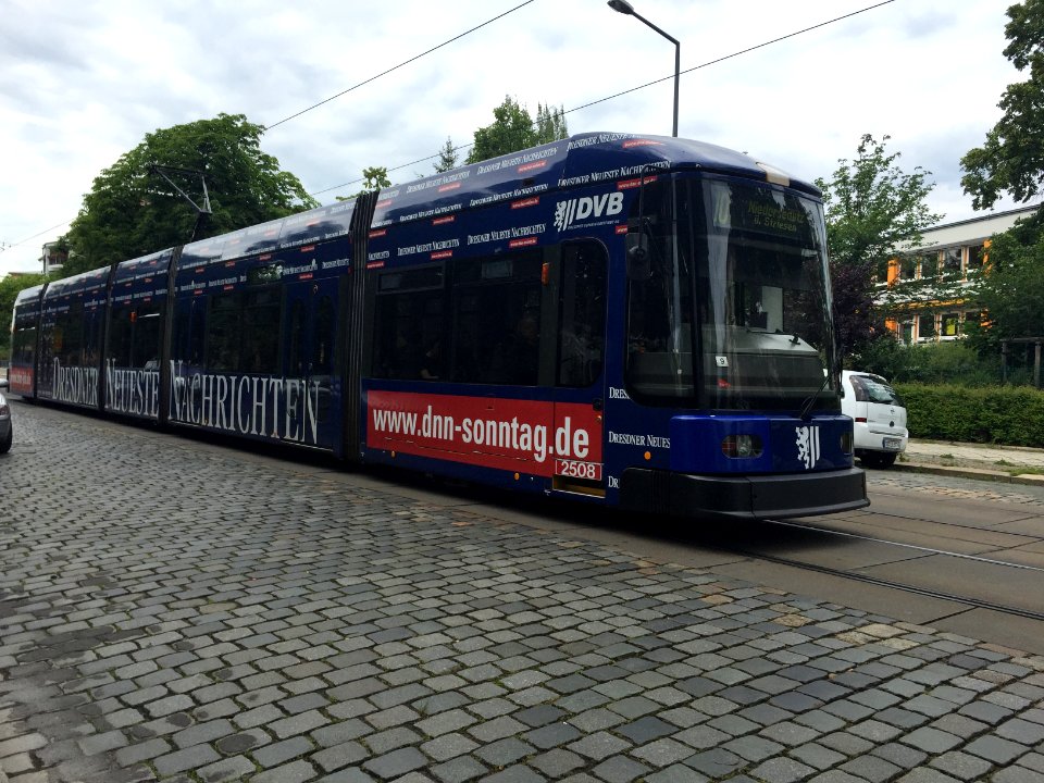 Straßenbahnwagen 2508 Dresden
