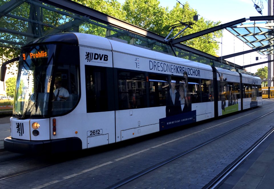 Straßenbahnwagen 2612 Dresden