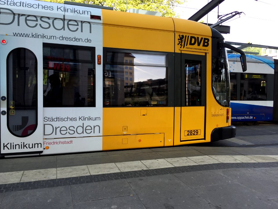 Straßenbahnwagen 2829 "Stadt Tharandt" Dresden