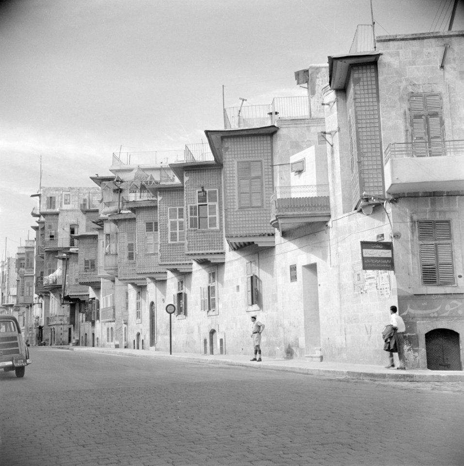 Straatbeeld in het oude Aleppo, Bestanddeelnr 255-5964