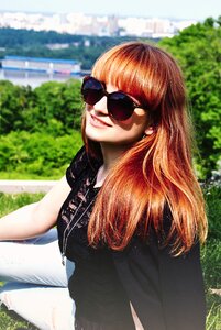 Nature sunlight girl