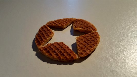 Stroopwafels for Christmas drink at WikiSaturday (4)