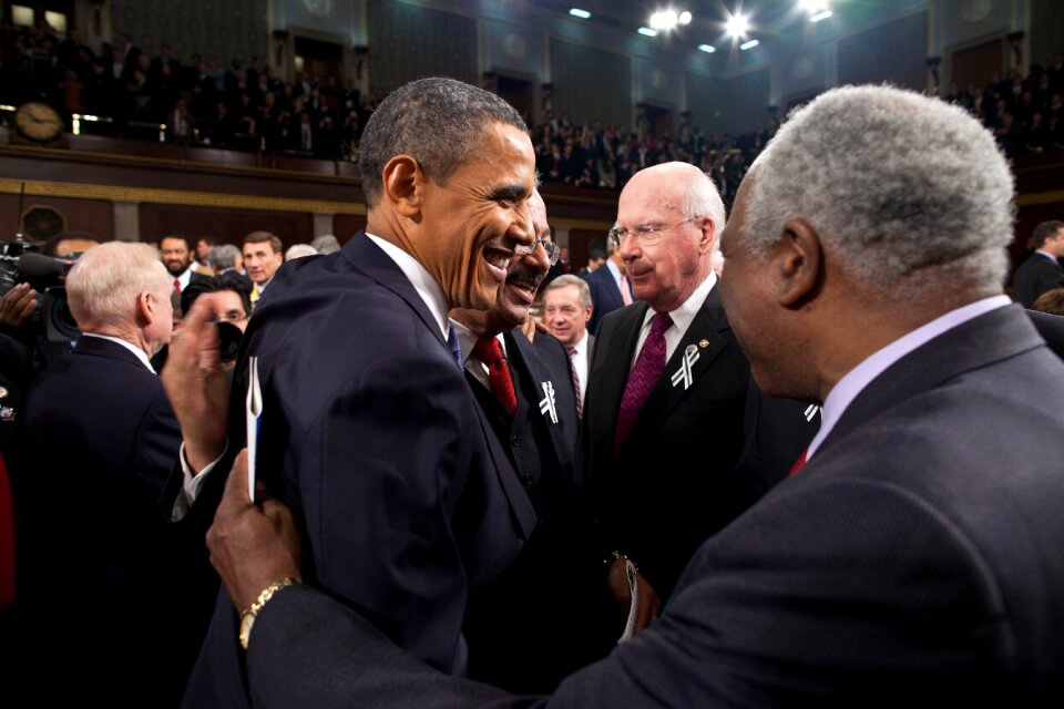 From left to right chaka fattah senator patrick leahy