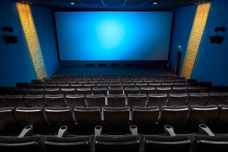 Cinema lovers movie-goers theater photo