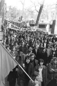 Studentendemonstratie tegen duizend gulden collegegeld, Bestanddeelnr 925-4780