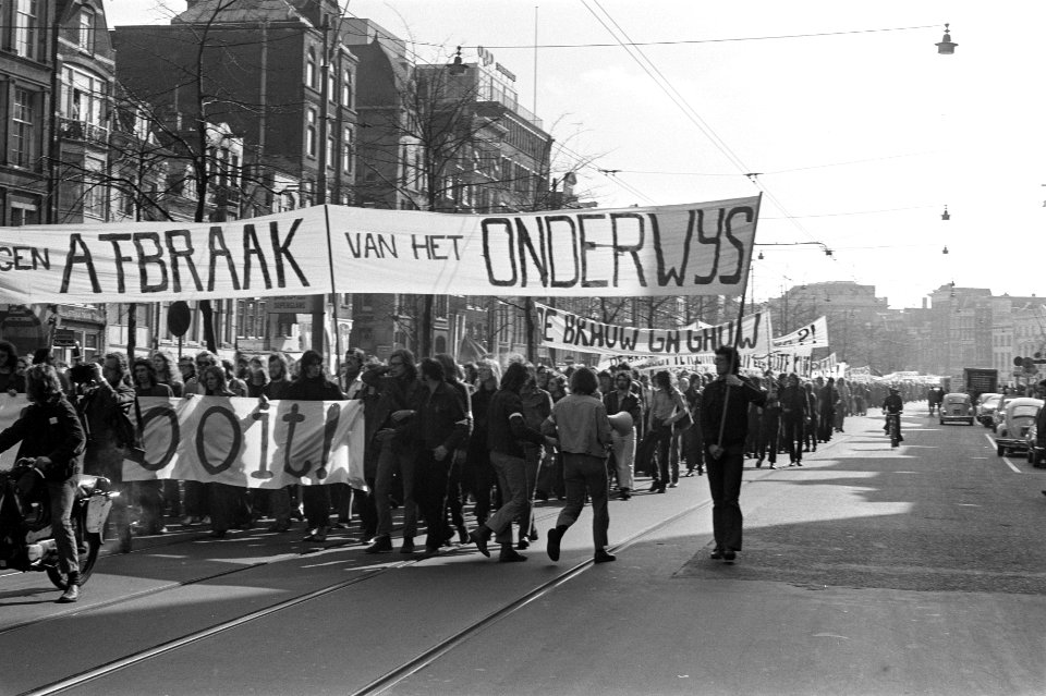 Studentendemonstratie tegen duizend gulden collegegeld, Bestanddeelnr 925-4779