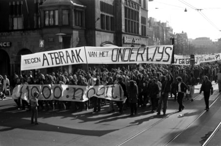 Studentendemonstratie tegen duizend gulden collegegeld, Bestanddeelnr 925-4778