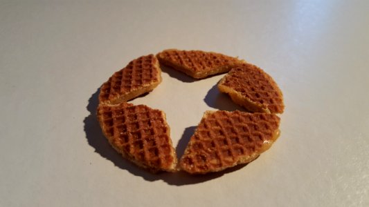 Stroopwafels for Christmas drink at WikiSaturday (2)