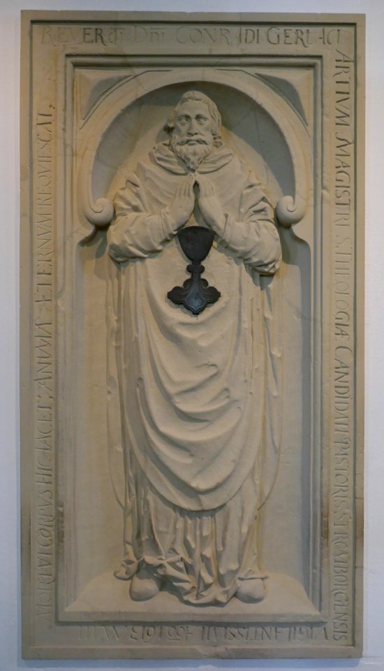 Stromberg - Kreuzkirche - Grabplatte Conrad Gerlach