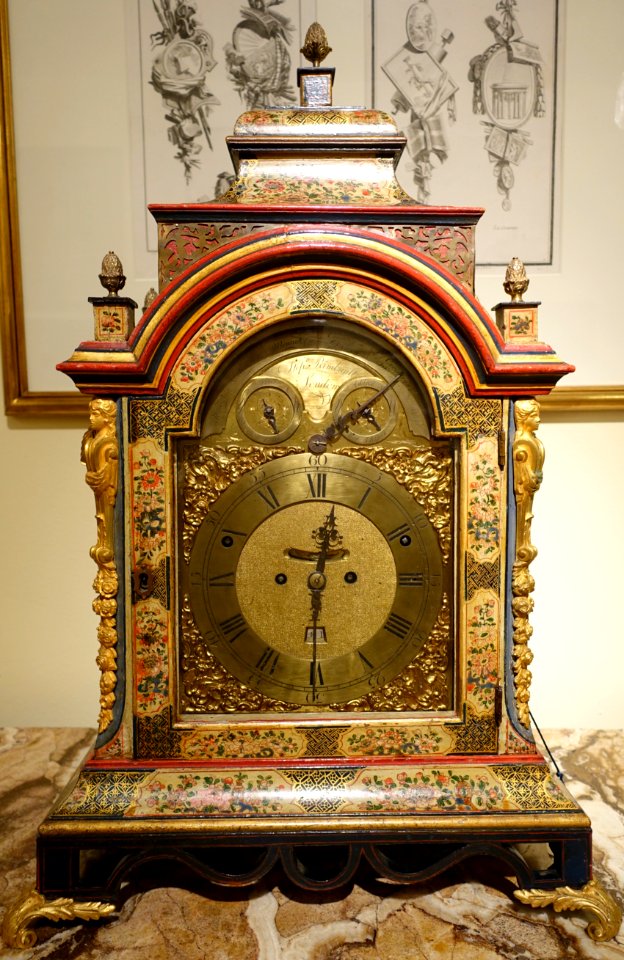 Striking and musical automaton table clock, Stephen Rimbault, London - Museo Nacional de Artes Decorativas - Madrid, Spain - DSC08401