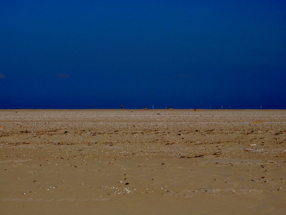 Strand Texel zuidpunt richting oost
