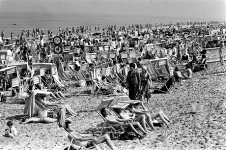 Stranddrukte te Zandvoort, Bestanddeelnr 930-2973