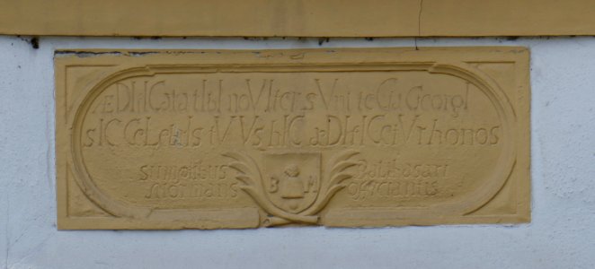 Stromberg - Kapelle St. Georg - Inschrift