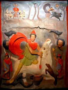 Strasbourg-Koenigshoffen, Second-Century Mithraic Relief, Reconstruction ca. 140 CE–ca. 160 CE