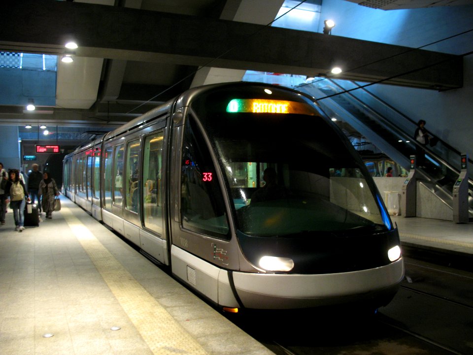 Strasbourg CTS Bombardier Flexity Outlook n°1038 TD Gare Centrale