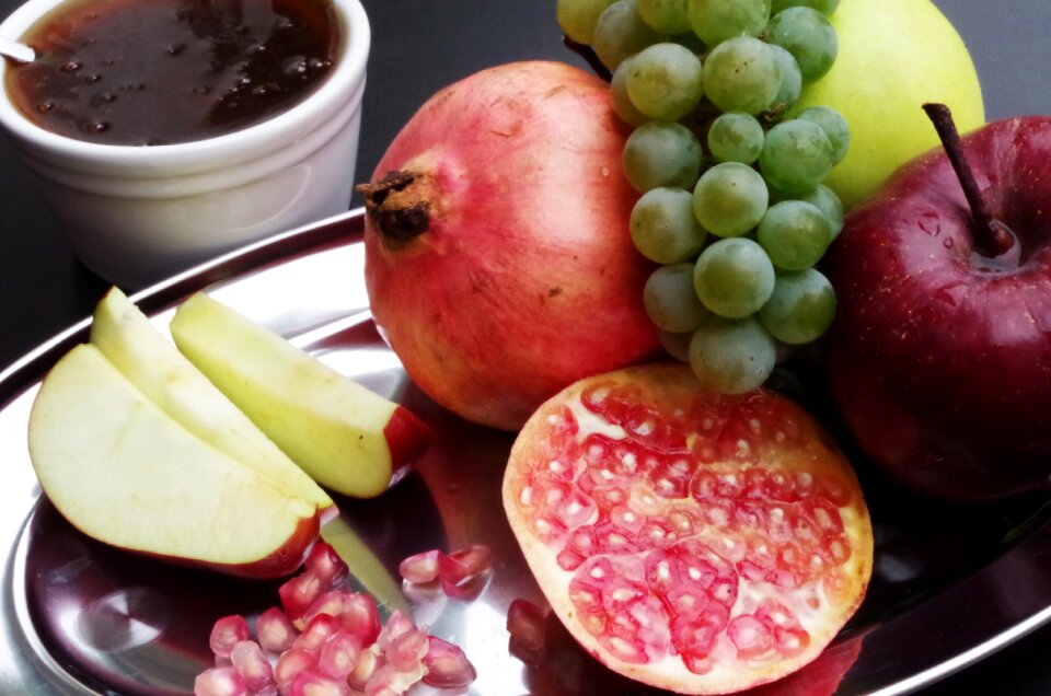 Pomegranate honey the feast of the