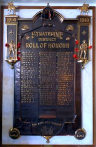 Strathpine Honour Board in RSL club at Kallangur, Queensland