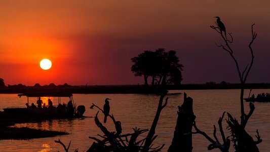 Sunset boat trip abendstimmung photo