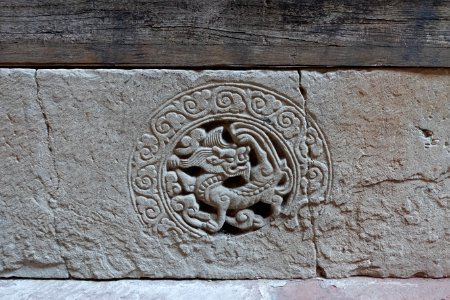 Stonework creature - Yin Yu Tang House - Peabody Essex Museum - DSC06714