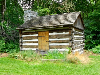 Stover-Winger farm log cabin