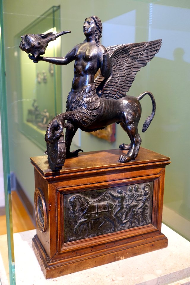 Striding Mythological Creature, Severo Calzetta (Severo da Ravenna), Ravenna, 1496-1538 AD, bronze - Bode-Museum - DSC02496