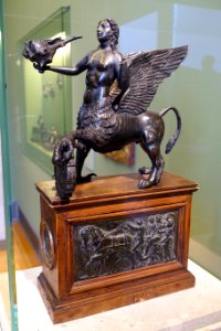 Striding Mythological Creature, Severo Calzetta (Severo da Ravenna), Ravenna, 1496-1538 AD, bronze - Bode-Museum - DSC02496