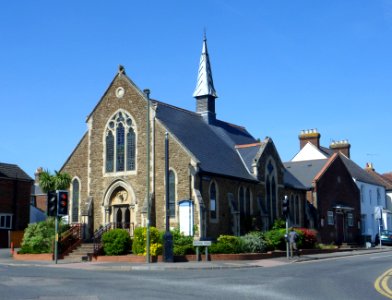 Stoughton Methodist Church, Manor Road, Stoughton, Guildford (April 2014, from Southeast) (2) photo