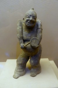 Storyteller, China, unearthed at Songjialin, Pixian, Sichuan, Eastern Han dynasty, 25-220 AD, ceramic - Sichuan Provincial Museum - Chengdu, China - DSC04763