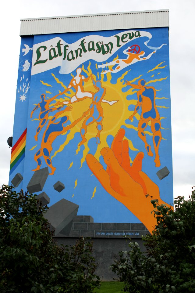Storvreten, muralmålning