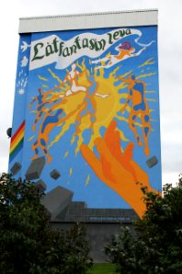 Storvreten, muralmålning