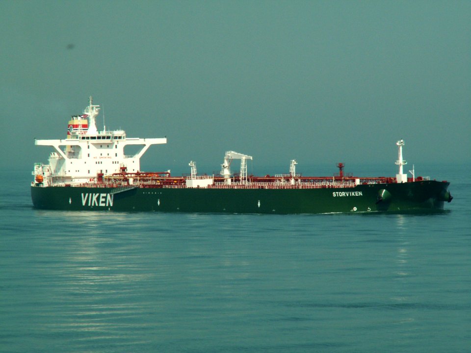 Storviken p3 approaching Port of Rotterdam, Holland 04-May-2006