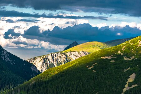 Hiking trail landscape poland photo