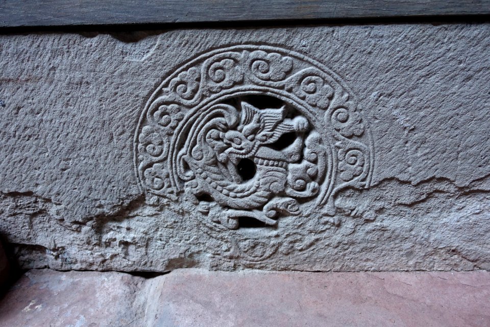 Stonework creature - Yin Yu Tang House - Peabody Essex Museum - DSC06735