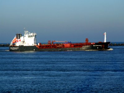 Stolt Shearwater 16dec07 approaching Port of Rotterdam, Holland 15-Dec-2007