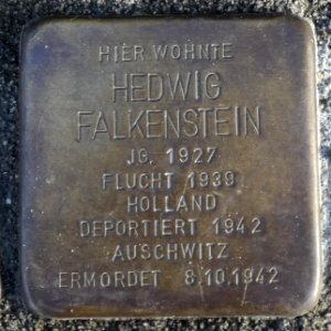Stolperstein Hagenstraße 17 Stadtlohn Hedwig Falkenstein
