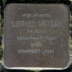 Stolperstein Dufkampstraße 33 Stadtlohn Leopold Meyers