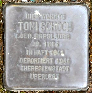 Stolperstein Gutzkowstraße 4, Waltershausen
