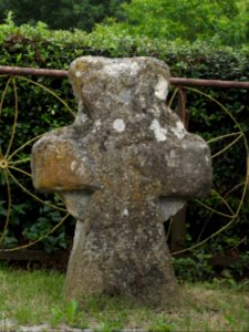 Stone cross in Drößnitz, Blankenhain