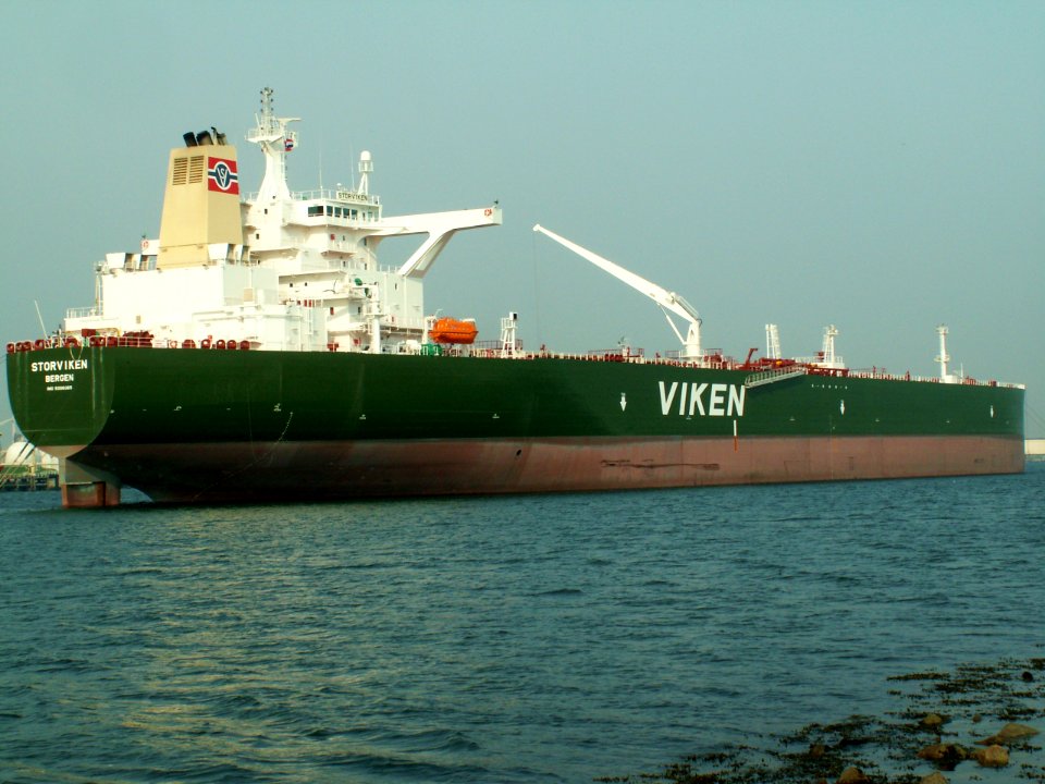 Storviken p8 docked at the Caland canal, Port of Rotterdam, Holland 07-May-2006