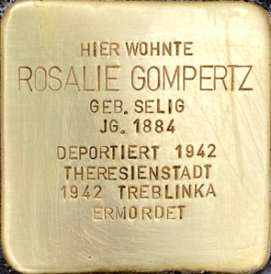 Stolperstein Rosalie Gompertz