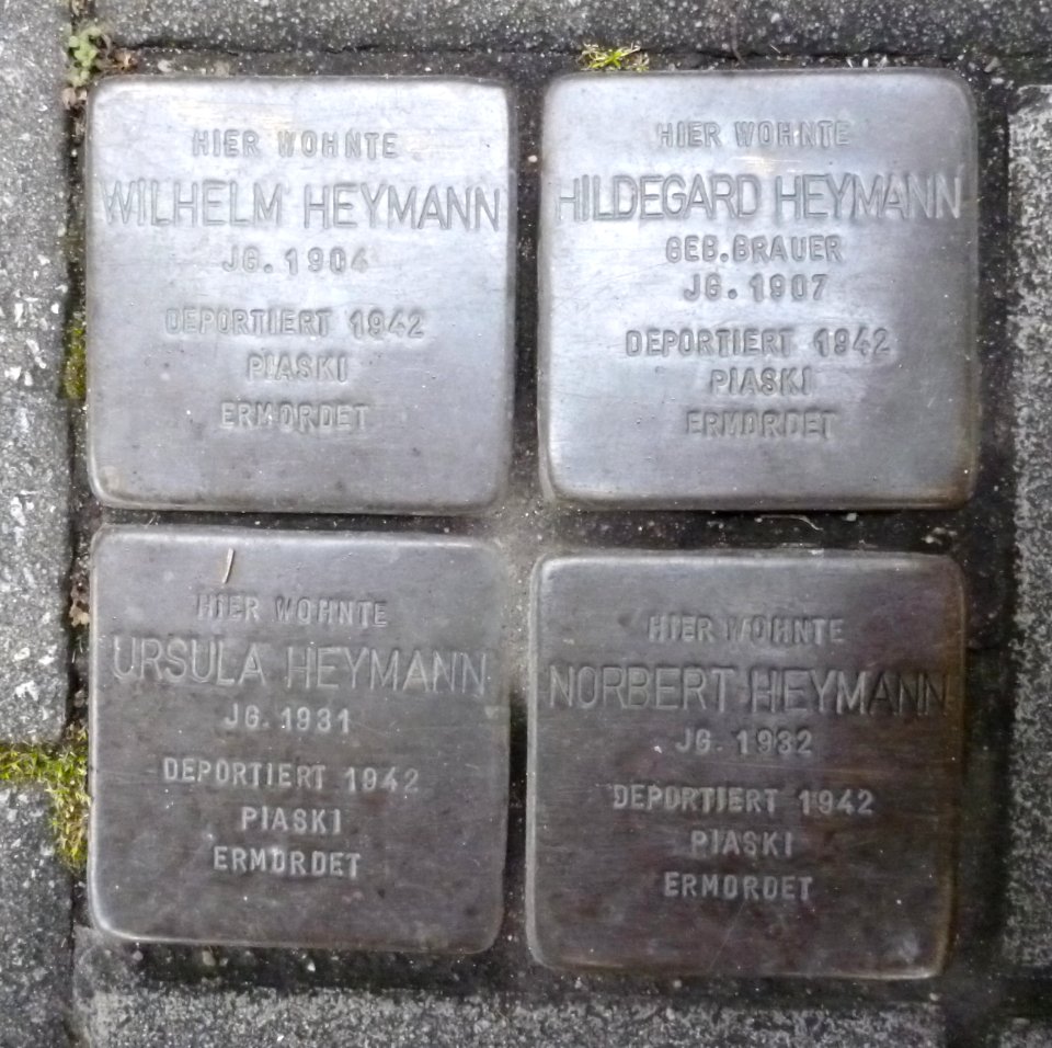 Stolpersteine Regensburg Heymann
