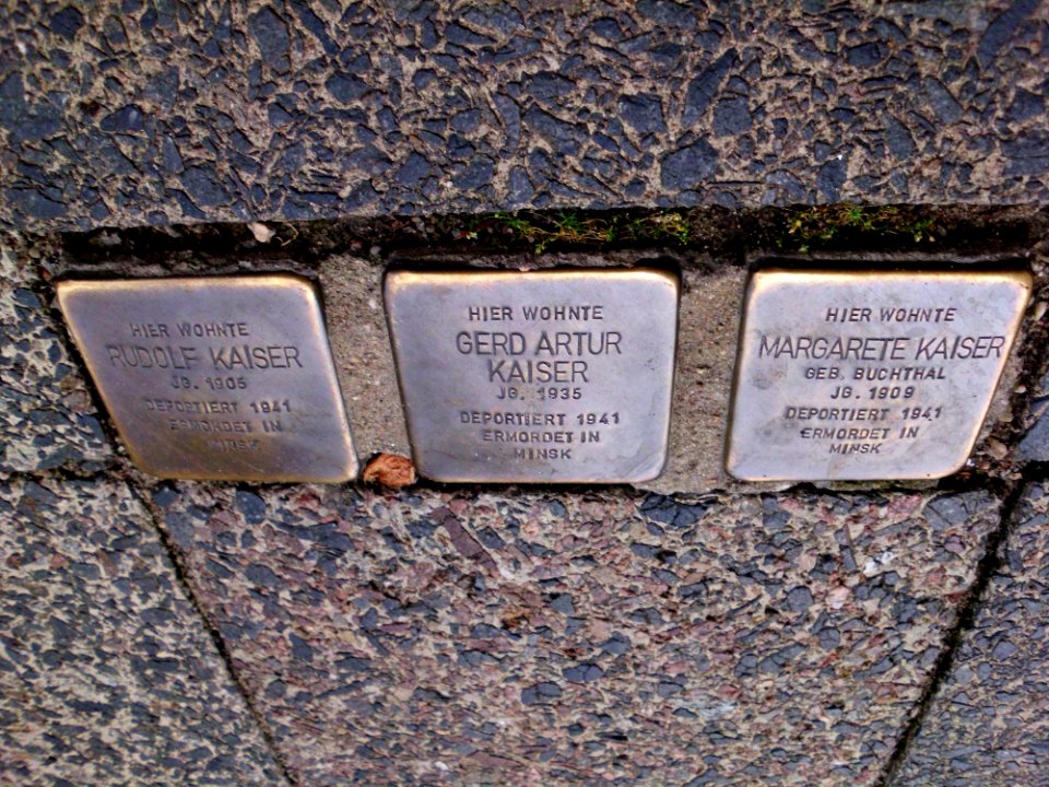 Stolpersteine Rudolf-Breitscheid-Straße 20