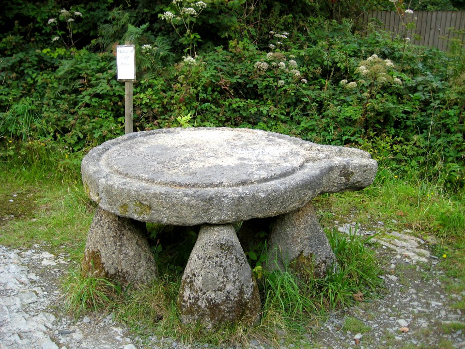 Stone cider press st Slaughter Bridge