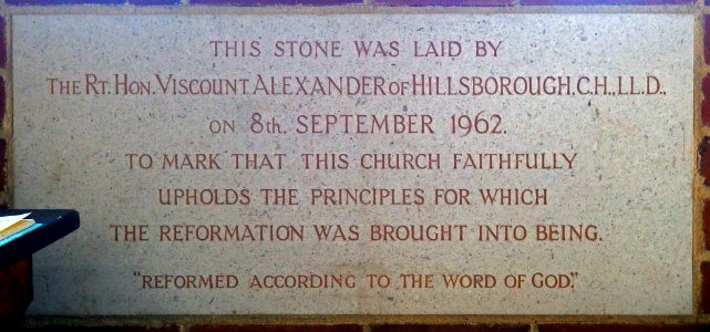 Stone, St. Paul's Free Church, Bexhill
